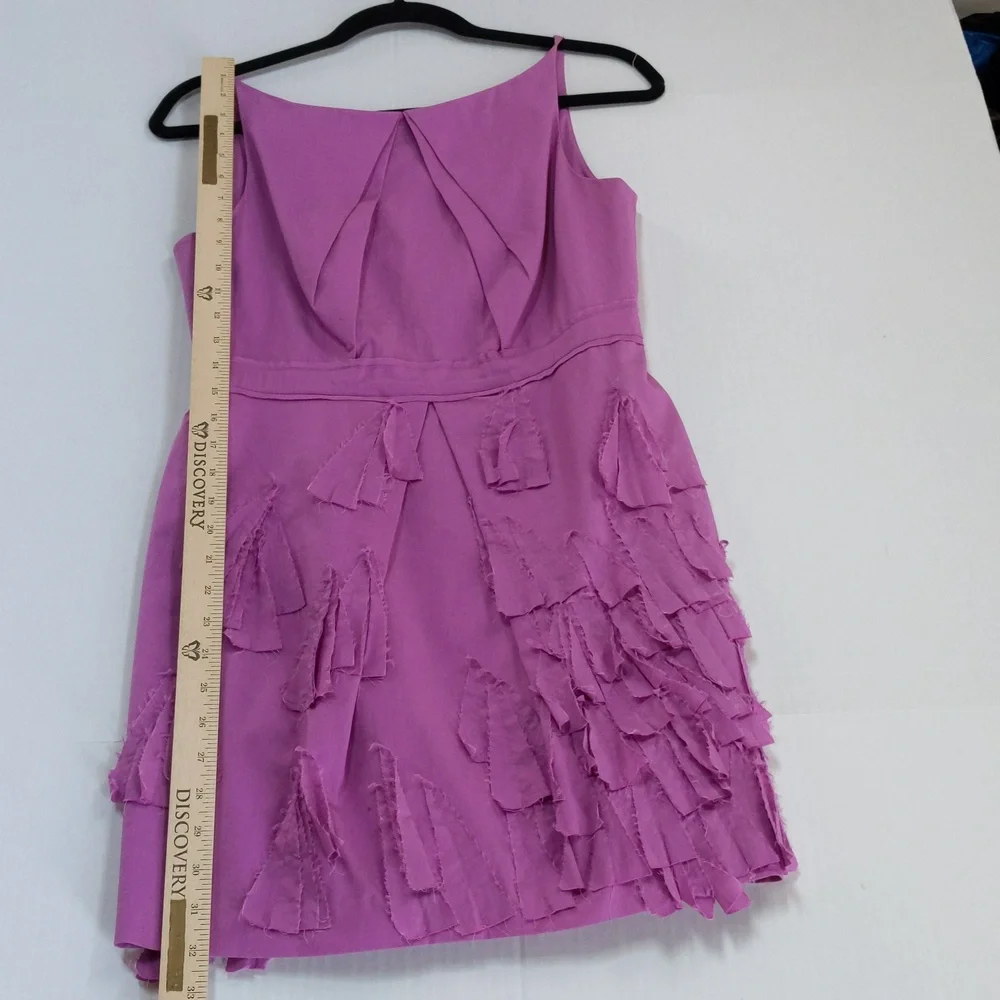 Robert Rodriguez lilac cocktail dress. Sz, 4 - Picture 3 of 9